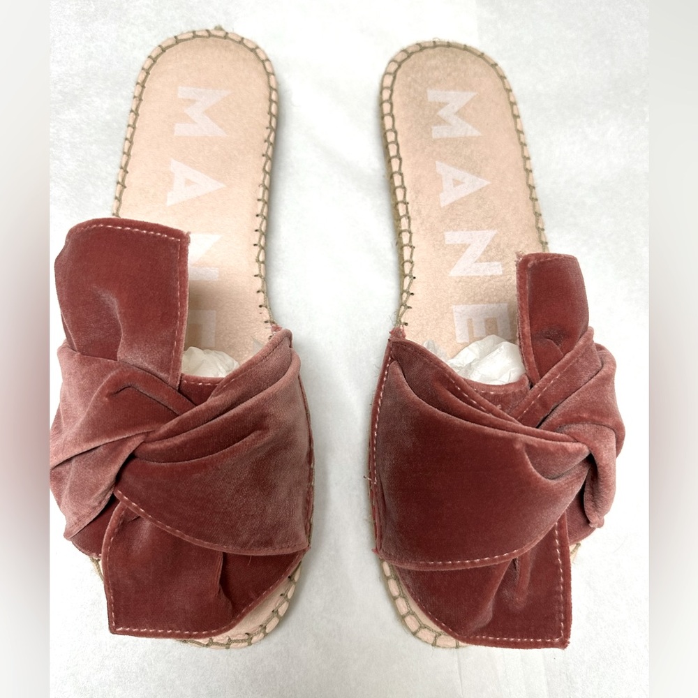 Manebi
knotted Slip On ruffle sandals🎀
